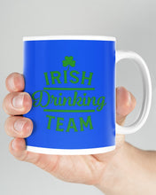 Load image into Gallery viewer, Irsih Drinking Team Green Shamrock St Patrick's Day Mug