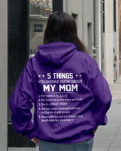 Load image into Gallery viewer, Five Things You Should Know About Mom Hoodie