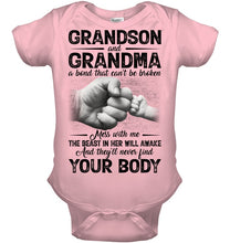 Load image into Gallery viewer, Can't Be Broken Grandma And Grandson Baby Onesie