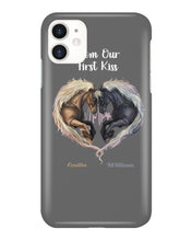 Load image into Gallery viewer, Horses From Our First Kiss Custom Name Gift For Girlfriend Phone case