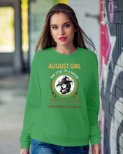 Load image into Gallery viewer, Birthday Gift For August Girl The Soul Of A Witch Sweatshirt