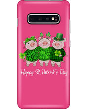 Load image into Gallery viewer, Pig Wear Plaid Shirt And Top Hat St Patrick's Day Gift Phone case