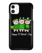 Load image into Gallery viewer, Pig Wear Plaid Shirt And Top Hat St Patrick's Day Gift Phone case