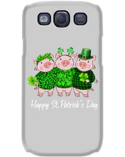 Load image into Gallery viewer, Pig Wear Plaid Shirt And Top Hat St Patrick's Day Gift Phone case