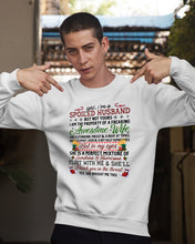 Load image into Gallery viewer, Perfect Gift For Husband Christmas Punch You In The Threat Sweatshirt