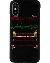 Load image into Gallery viewer, Perfect Gift For Husband Christmas Punch You In The Threat Phone case