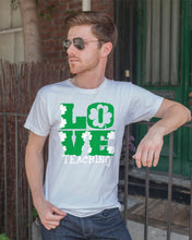 Load image into Gallery viewer, Teaching Love Clover St Patrick's Day Gift Guys Tee