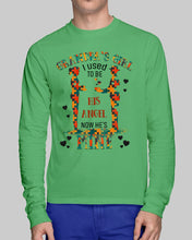 Load image into Gallery viewer, Gift For Autism Angel Grandma I Used To Be His Angel Now He's Mine Unisex Long Sleeve
