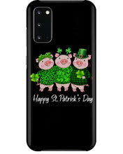 Load image into Gallery viewer, Pig Wear Plaid Shirt And Top Hat St Patrick's Day Gift Phone case