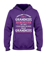 Load image into Gallery viewer, I Could Change The World For My Grandkids Hoodie