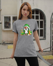 Load image into Gallery viewer, Gnome Pot Of Gold Shamrock St. Patrick's Day Printed Mug Guys Tee