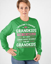 Load image into Gallery viewer, I Could Change The World For My Grandkids Unisex Long Sleeve