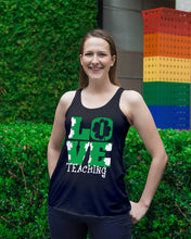 Load image into Gallery viewer, Teaching Love Clover St Patrick's Day Gift Ladies Flowy Tank