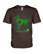 Load image into Gallery viewer, Green Chihuahua Lucky Day St Patrick's Day Gift For Dog Lovers Guys V-Neck