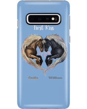 Load image into Gallery viewer, Horses From Our First Kiss Custom Name Gift For Girlfriend Phone case