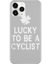 Load image into Gallery viewer, Lucky To Be A Biker Pilot Clover St Patrick's Day Gift Phone case