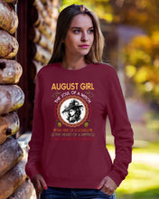 Load image into Gallery viewer, Birthday Gift For August Girl The Soul Of A Witch Sweatshirt