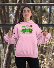 Load image into Gallery viewer, Pig Wear Plaid Shirt And Top Hat St Patrick's Day Gift Hoodie