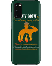 Load image into Gallery viewer, Son Gift For Navy Mom Behind Every Strong Soldier Phone case