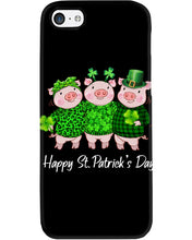 Load image into Gallery viewer, Pig Wear Plaid Shirt And Top Hat St Patrick's Day Gift Phone case