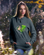 Load image into Gallery viewer, Rabbit Not Lucky Simply Blessed Heart Clover St Patrick's Day Gift Hoodie