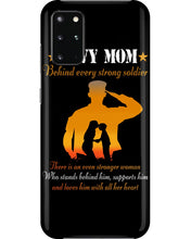Load image into Gallery viewer, Son Gift For Navy Mom Behind Every Strong Soldier Phone case