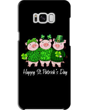 Load image into Gallery viewer, Pig Wear Plaid Shirt And Top Hat St Patrick's Day Gift Phone case
