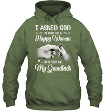 Load image into Gallery viewer, God Sent Me My Grandkids Gift For Grandma Hoodie