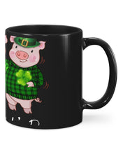 Load image into Gallery viewer, Pig Wear Plaid Shirt And Top Hat St Patrick's Day Gift Mug