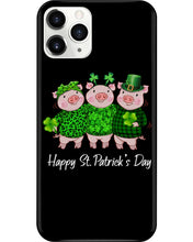 Load image into Gallery viewer, Pig Wear Plaid Shirt And Top Hat St Patrick's Day Gift Phone case