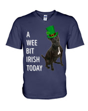 Load image into Gallery viewer, Patterdale Terrier Irish Today St. Patrick's Day Printed Mug Guys V-Neck