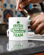 Load image into Gallery viewer, Irsih Drinking Team Green Shamrock St Patrick's Day Mug