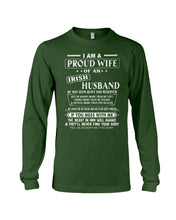 Load image into Gallery viewer, I Am A Proud Wife Of An Irish Husband Gift For Family Unisex Long Sleeve
