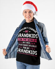 Load image into Gallery viewer, I Could Change The World For My Grandkids Ladies Tee
