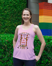 Load image into Gallery viewer, Gift For Autism Angel Grandma I Used To Be His Angel Now He's Mine Ladies Flowy Tank
