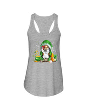 Load image into Gallery viewer, Gnome Pot Of Gold Shamrock St. Patrick's Day Printed Mug Ladies Flowy Tank
