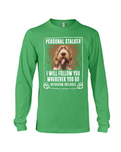 Load image into Gallery viewer, Spinone Italiano Personal Stalker St. Patrick's Day Printed Mug Unisex Long Sleeve
