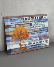 Load image into Gallery viewer, Autumn Tree The Gift Of You Mom Gift For Daughter Matte Canvas
