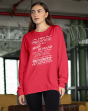 Load image into Gallery viewer, I Am A Proud Wife Of An Irish Husband Gift For Family Unisex Long Sleeve
