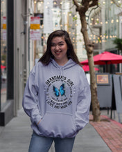 Load image into Gallery viewer, Blue Butterfly Gift For Angel Grandma Your Wings Were Ready Hoodie
