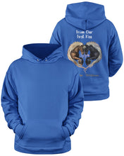 Load image into Gallery viewer, Horses From Our First Kiss Custom Name Gift For Girlfriend Hoodie
