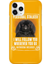 Load image into Gallery viewer, Black Pekingese Personal Stalker St. Patrick's Day Printed Mug Phone case
