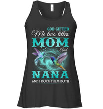 Load image into Gallery viewer, God Gifted Me Two Tittles Mom And Grandma Ladies Flowy Tank
