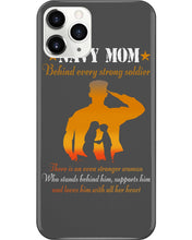 Load image into Gallery viewer, Son Gift For Navy Mom Behind Every Strong Soldier Phone case
