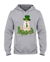 Load image into Gallery viewer, Shih Tzu With Green Tie St Patrick's Day Gift For Dog Lovers Hoodie
