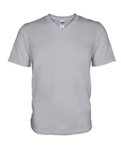 Load image into Gallery viewer, Son Gift For Navy Mom Behind Every Strong Soldier Guys V-Neck
