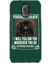 Load image into Gallery viewer, Black Pekingese Personal Stalker St. Patrick's Day Printed Mug Phone case
