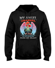 Load image into Gallery viewer, My Angel Grandpa Who Watched Over My Back Hoodie
