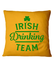 Load image into Gallery viewer, Irsih Drinking Team Green Shamrock St Patrick's Day Pillow Cover
