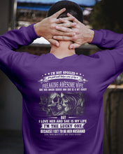 Load image into Gallery viewer, Amazing Gift For Husband She Love Me So Much Skull Sweatshirt
